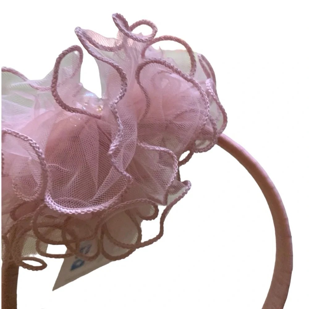 Ooh La La Couture Floral Headband Girls Color Pink